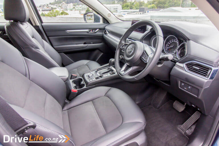 mazda cx 5 carbon edition with red interior